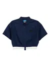 Sport B. By Agnès B. Contrast- Trim Cotton Shirt In Blue