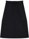 Sport B. By Agnès B. Convertible Elasticated-waist Skirt In Schwarz