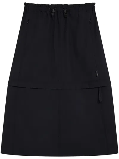 Sport B. By Agnès B. Convertible Elasticated-waist Skirt In Schwarz