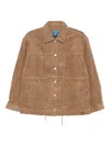 Sport B. By Agnès B. Corduroy Work Jacket In Brown