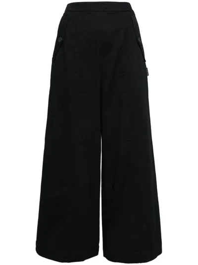 Sport B. By Agnès B. Cotton Wide Pant In Black