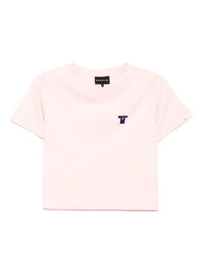 Sport B. By Agnès B. Crew-neck T-shirt In Pink