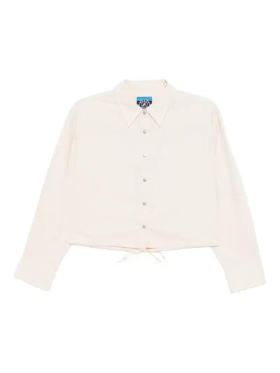 Sport B. By Agnès B. Cropped Shirt In Neutral