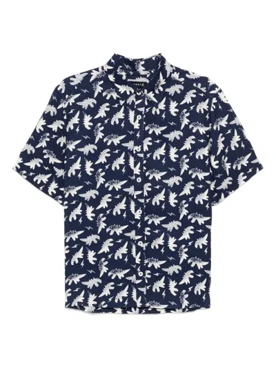 Sport B. By Agnès B. Dino Aop Shirt In Blue