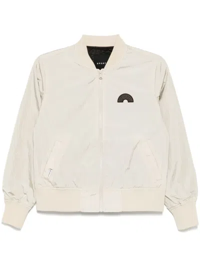 Sport B. By Agnès B. Dino Bomber Jacket In Neutrals