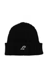 Sport B. By Agnès B. Dino-embroidered Beanie In Black