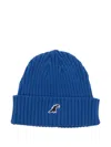 Sport B. By Agnès B. Dino-embroidered Beanie In Blue