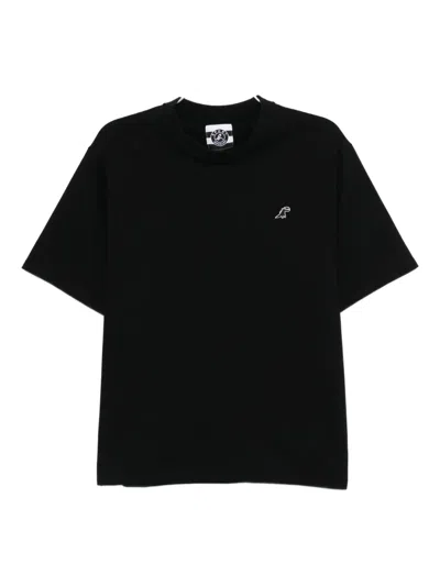 Sport B. By Agnès B. Dino-embroidered T-shirt In Black