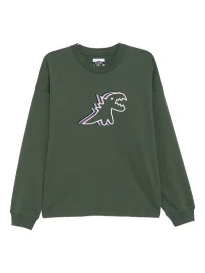Sport B. By Agnès B. Dino-embroidered T-shirt In Green