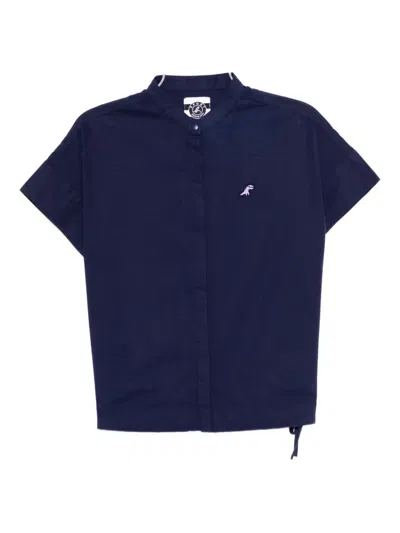 Sport B. By Agnès B. Dino-embroidered Top In Blue