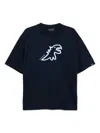 Sport B. By Agnès B. Dino Embroidery T-shirt In Blue