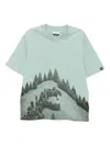 Sport B. By Agnès B. Dino Forest T-shirt In Green