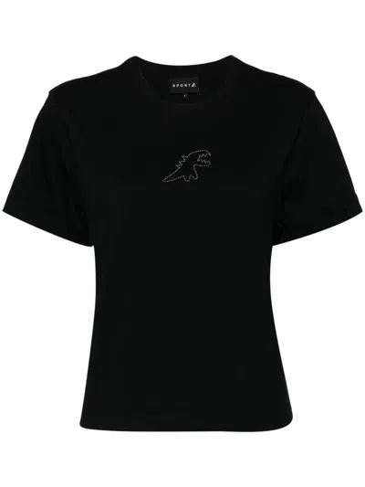 Sport B. By Agnès B. Dino-logo T-shirt In 黑色