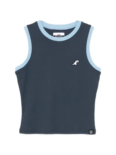 Sport B. By Agnès B. Dino Logo-patched Tank Top In Blue
