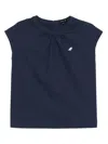 Sport B. By Agnès B. Dino Poplin Top In Blue