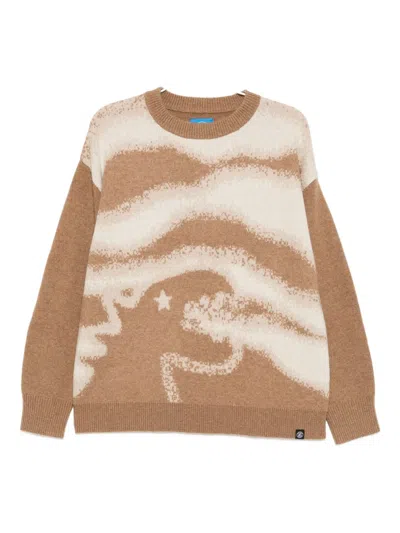 Sport B. By Agnès B. Dino-print Jumper In Brown