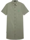 Sport B. By Agnès B. Dino Worker Shirt Dress In Grün