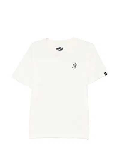 Sport B. By Agnès B. Dino-patch Crew-neck T-shirt In Neutral