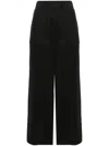 Sport B. By Agnès B. Tencel Wide-leg Trousers In Black