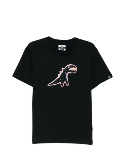 Sport B. By Agnès B. Dinosaur-patch T-shirt In Black