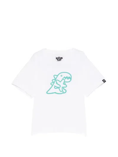 Sport B. By Agnès B. Dinosaur-print T-shirt In White