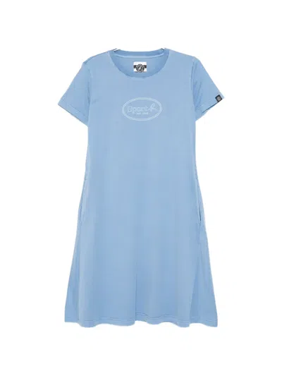 Sport B. By Agnès B. Dyed Short-sleeves Mini Dress In Multi