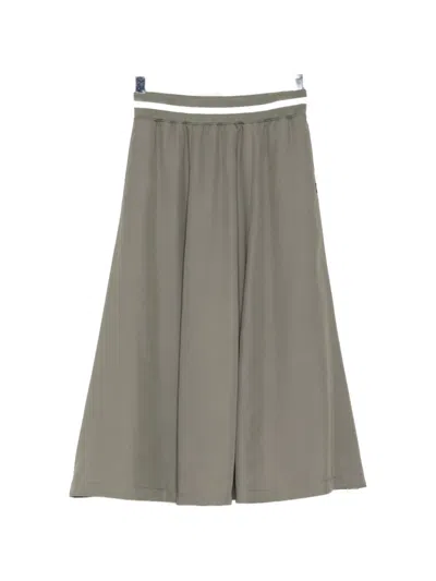 Sport B. By Agnès B. Elasticated Waistband Skirt In Gray
