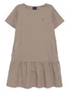 Sport B. By Agnès B. Embroidered-logo Dress In Brown