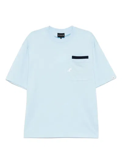Sport B. By Agnès B. Embroidered-logo T-shirt In Blue