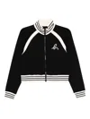 Sport B. By Agnès B. Embroidered Zip Jacket In Black