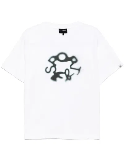 Sport B. By Agnès B. Faded Circle T-shirt In ホワイト