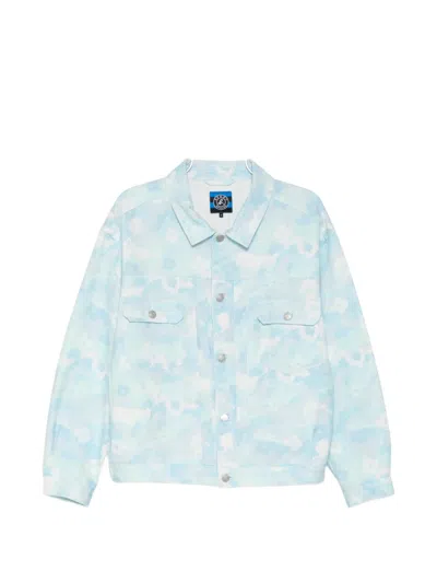 Sport B. By Agnès B. Floral Camouflage Jacket In Blue