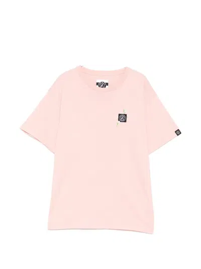 Sport B. By Agnès B. Floral Label T-shirt In Pink