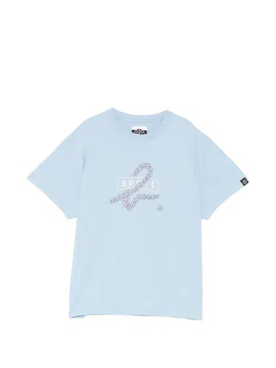 Sport B. By Agnès B. Flower Arch T-shirt In Blue
