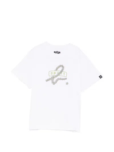 Sport B. By Agnès B. Flower Arch T-shirt In White