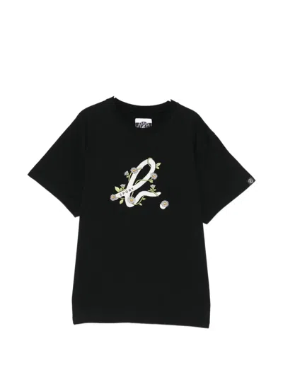 Sport B. By Agnès B. Flower B. Logo T-shirt In Black