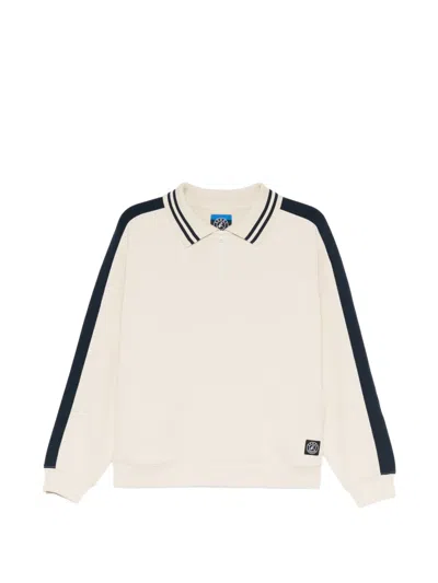 Sport B. By Agnès B. Half-zip Sweatshirt In White