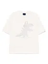 Sport B. By Agnès B. Headphone Dino T-shirt In Neutrals