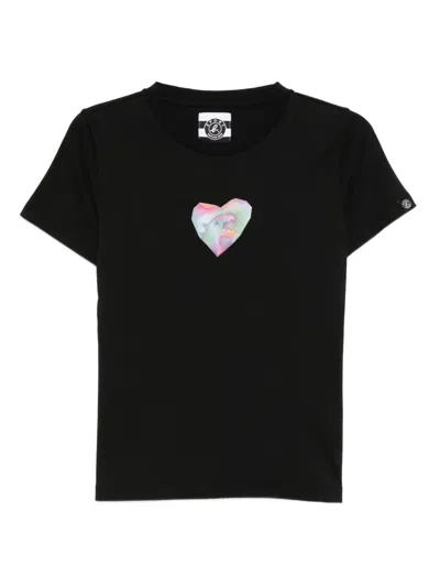 Sport B. By Agnès B. Heart Dino T-shirt In Black