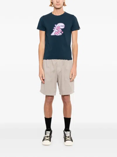 Sport B. By Agnès B. Hugging Dino T-shirt In Blue