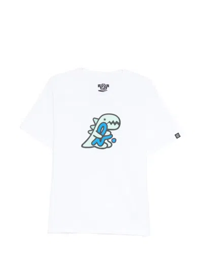 Sport B. By Agnès B. Hugging Dino T-shirt In White