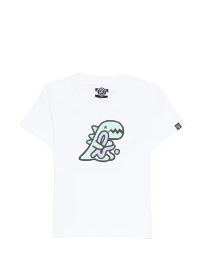 Sport B. By Agnès B. Hugging Dino T-shirt In White