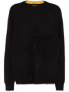 Sport B. By Agnès B. Jacquard Cardigan In Schwarz