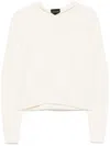 Sport B. By Agnès B. Jacquard Hoodie In White
