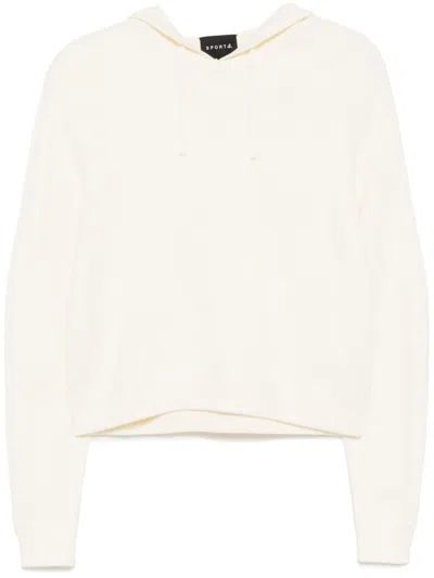 Sport B. By Agnès B. Jacquard Hoodie In White