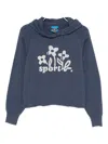 Sport B. By Agnès B. Knitted Hoodie In Blue