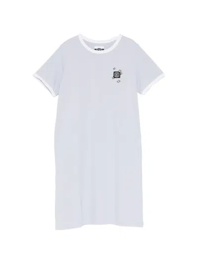 Sport B. By Agnès B. Label Embroidered Dress In Blau
