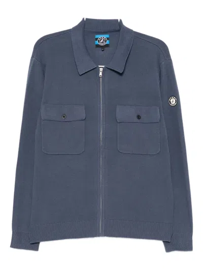 Sport B. By Agnès B. Logo-badge Cardigan In Blue