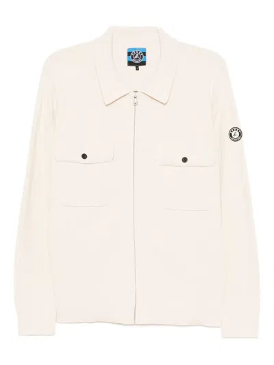 Sport B. By Agnès B. Logo-badge Cardigan In Neutral