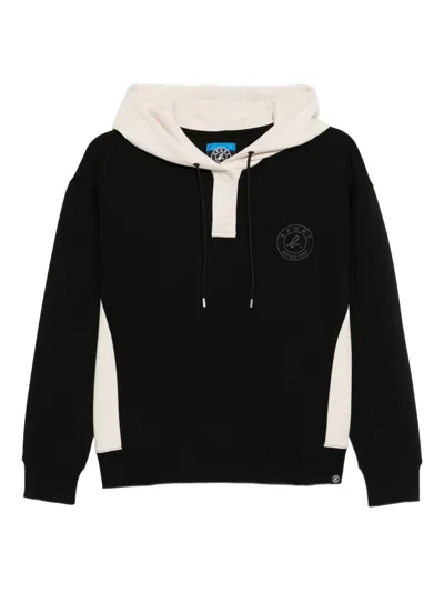 Sport B. By Agnès B. Logo-embroidered Hoodie In Black